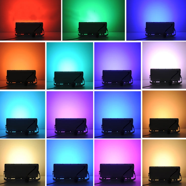 كشاف إضاءة خارجي فائق الخفة مقاوم للماء LED RGB بقوة 50 وات مع جهاز تحكم عن بعد