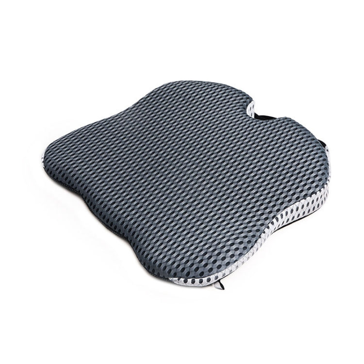 Thickened Breathable Memory Foam Car Seat Cushion, QFC047 Black, QFC047 Gray