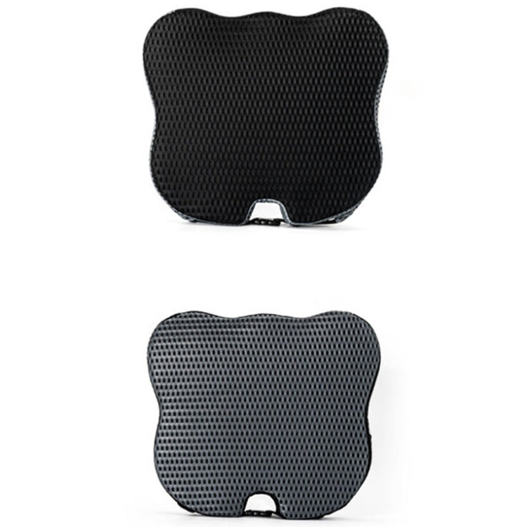 Thickened Breathable Memory Foam Car Seat Cushion, QFC047 Black, QFC047 Gray