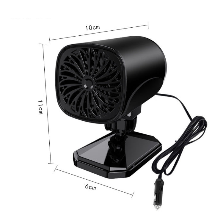 12V Portable Car Heater Defroster, Black, White