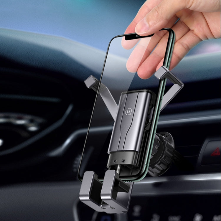 ZJ058 Car Fully Automatic Hidden Double-arm Air Outlet Gravity Bracket, ZJ058