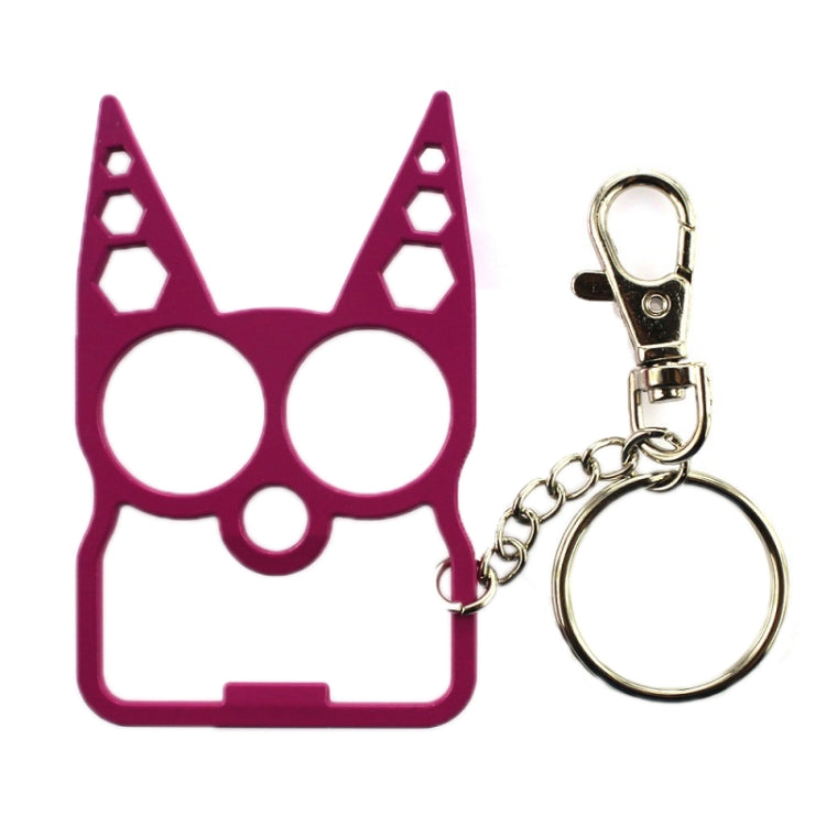 2 PCS 6 In 1 Multifunctional Keychain Zinc Alloy Bottle Opener, Black, Silver, Gold, Bright Green, Grass Green, Pink