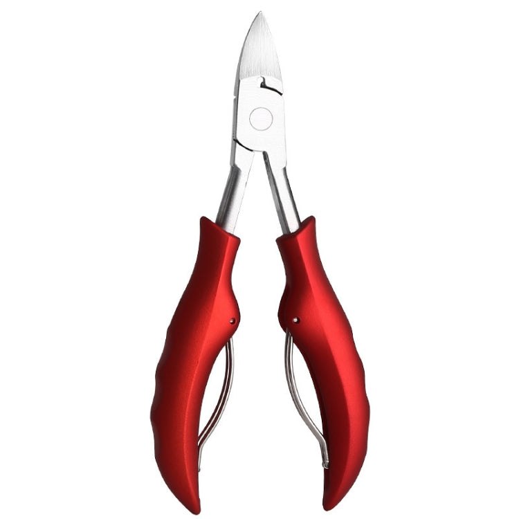 Stainless Steel Nail Clippers Olecranon Dead Skin Pliers Set, Blue ABS Handle, Black ABS Handle, Red ABS Handle, Pink ABS Handle