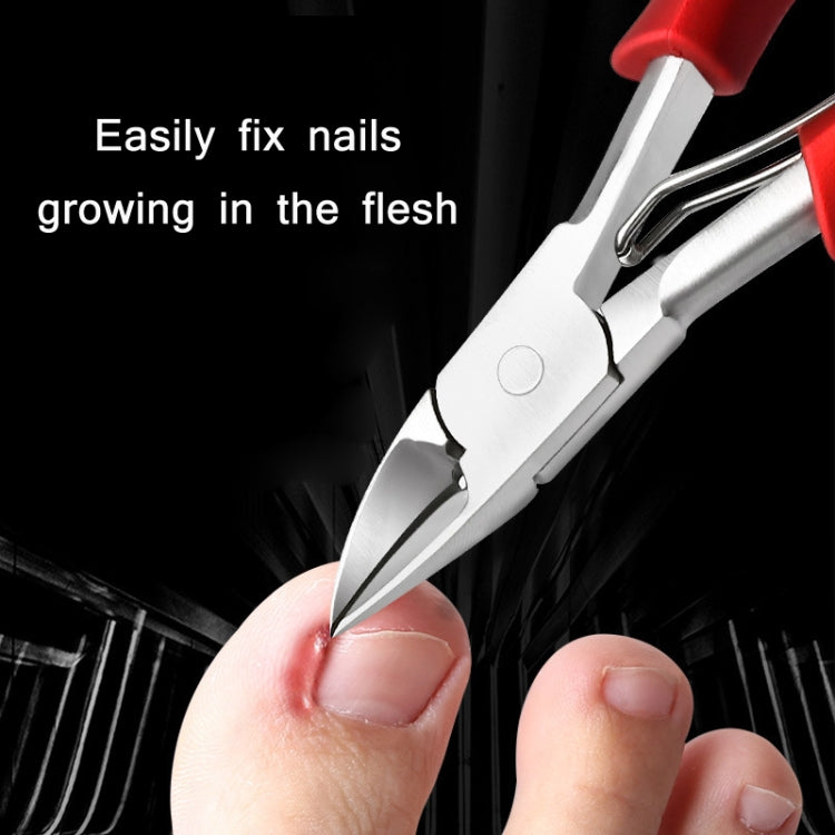 Stainless Steel Nail Clippers Olecranon Dead Skin Pliers Set, Blue ABS Handle, Black ABS Handle, Red ABS Handle, Pink ABS Handle