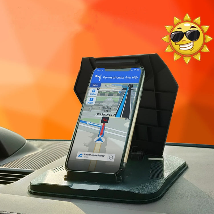 Car Sunshade Anti-Reflective Phone Tablet Holder Compatible with Folding Screen Phones, DP-PHS586