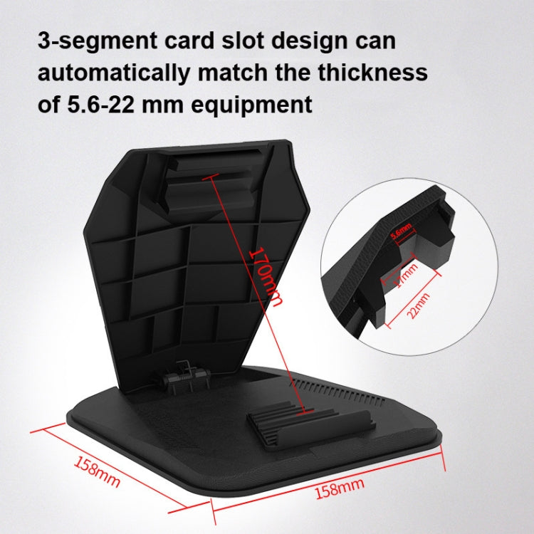Car Sunshade Anti-Reflective Phone Tablet Holder Compatible with Folding Screen Phones, DP-PHS586
