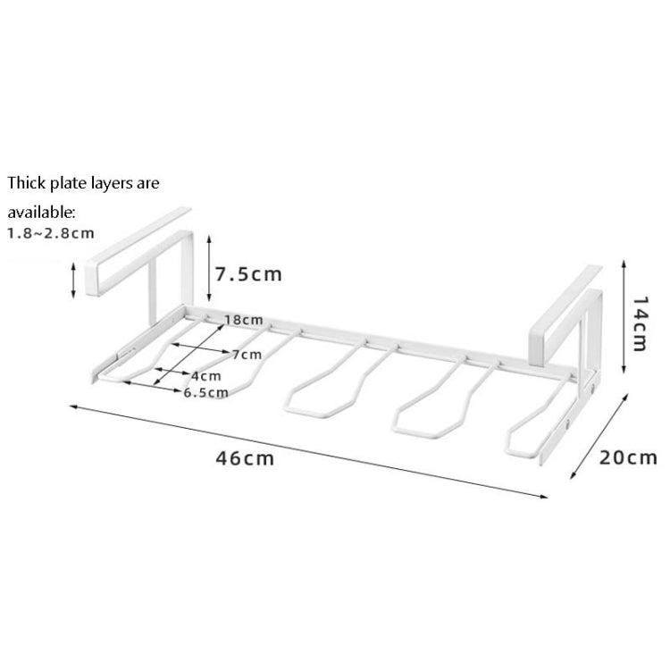 HP220110 Shoe Cabinet Partition Boot Storage Rack, HP220110