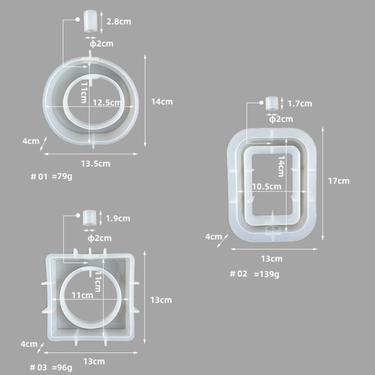 DIY Vase Epoxy Mould Simple Vase Make Tool, Square, Rectangle, Irregular Circle, Heart Shaped