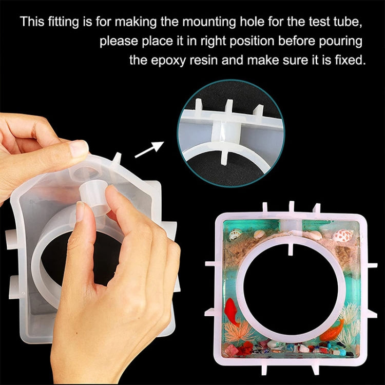 DIY Vase Epoxy Mould Simple Vase Make Tool, Square, Rectangle, Irregular Circle, Heart Shaped