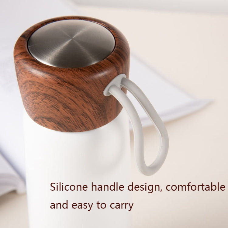 Delicate 304 Stainless Steel Wood Grain Thermos Cup, 500ml, 400ml