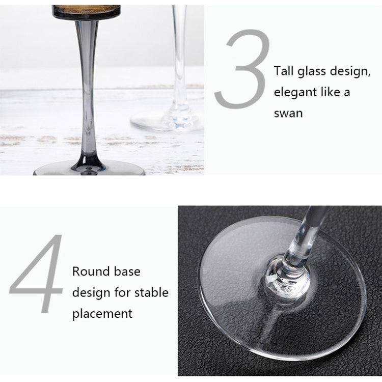 165ml Household Acrylic Champagne Glasses