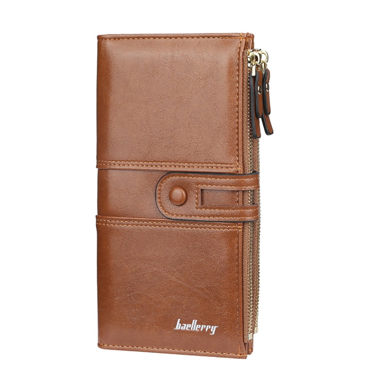 Baellerry Ladies Long Large Capacity Buckle Zip Clutch Multi-Card Wallet, Baellerry Red, Baellerry Black, Baellerry Brown, Baellerry Dark Green, Baellerry let(Pink, Baellerry Sky Blue