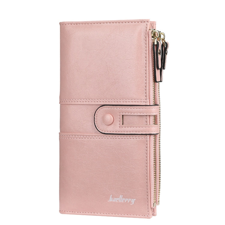 Baellerry Ladies Long Large Capacity Buckle Zip Clutch Multi-Card Wallet, Baellerry Red, Baellerry Black, Baellerry Brown, Baellerry Dark Green, Baellerry let(Pink, Baellerry Sky Blue