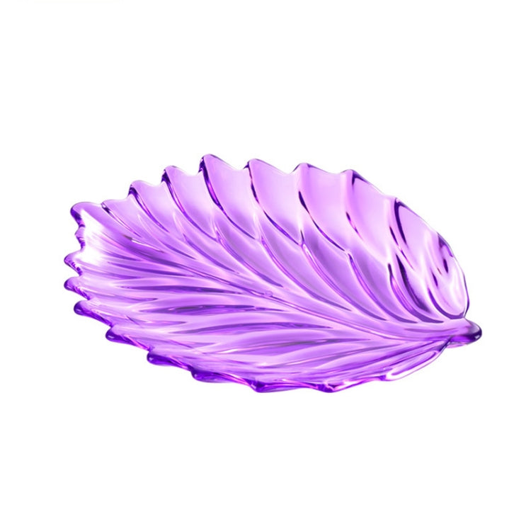 Acrylic Leaf Shape Fruit Tray and Shelf, Style:, Dish (Transparent), Dish (Blue), Dish (Amber), Dish (Purple), Shelf (Golden), Shelf (Black)