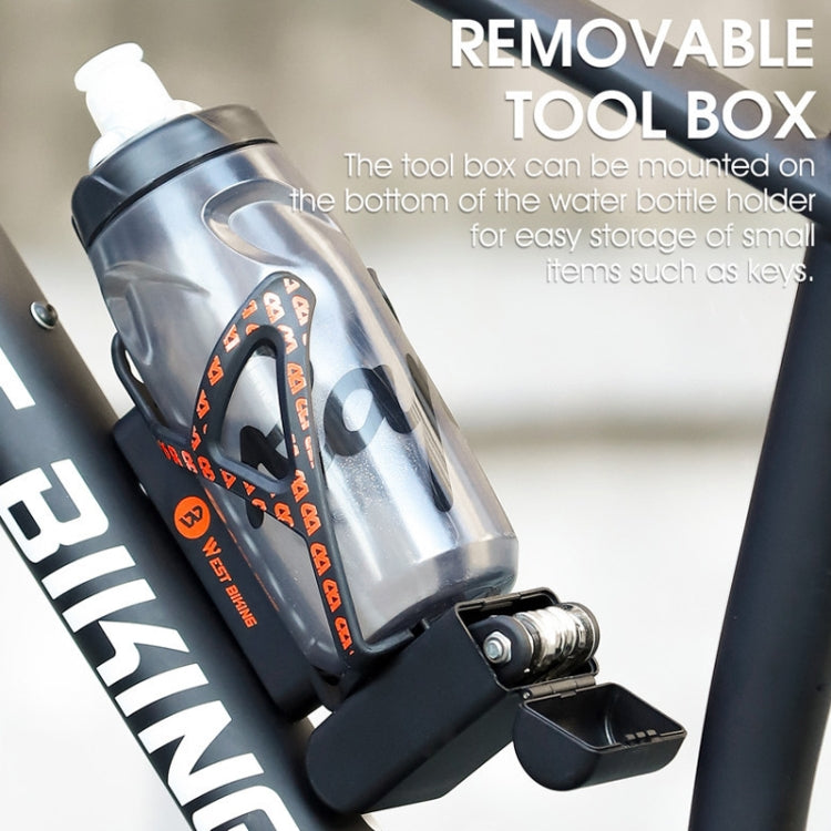 WEST BIKING Bicycle Multifunctional Bottle Cage Tire Lever Tool Box