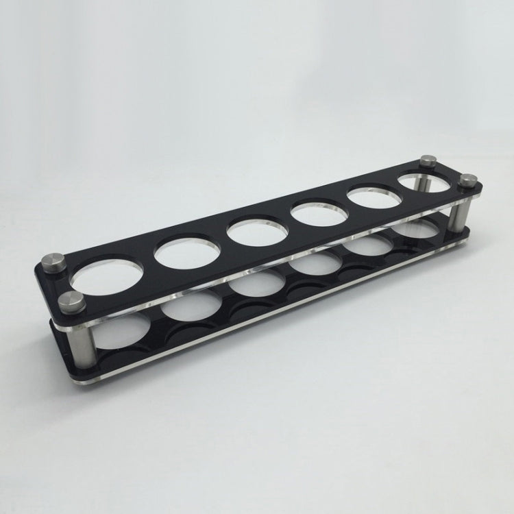 Acrylic Round Hole Wine Glass Holder, 6 Grids, 12 Grids