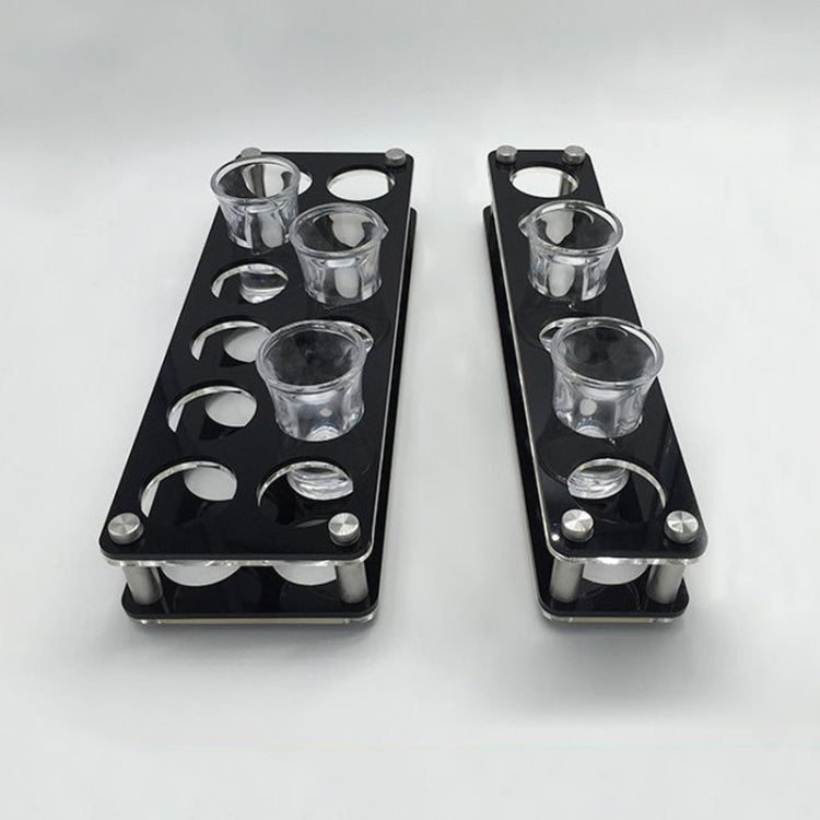 Acrylic Round Hole Wine Glass Holder, 6 Grids, 12 Grids