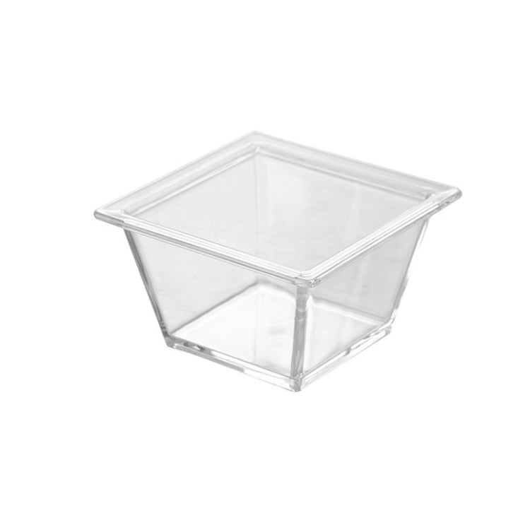 2 PCS Geometric Snack Plate, Small Quartet (White), Small Quartet (Transparent), Big Quartet (White), Big Quartet (Transparent), Hexagonal (Transparent), Quadrilateral (Transparent), Rectangular (Transparent)