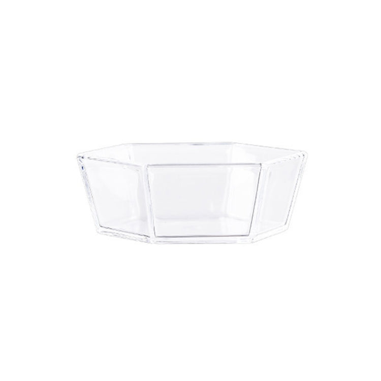 2 PCS Geometric Snack Plate, Small Quartet (White), Small Quartet (Transparent), Big Quartet (White), Big Quartet (Transparent), Hexagonal (Transparent), Quadrilateral (Transparent), Rectangular (Transparent)
