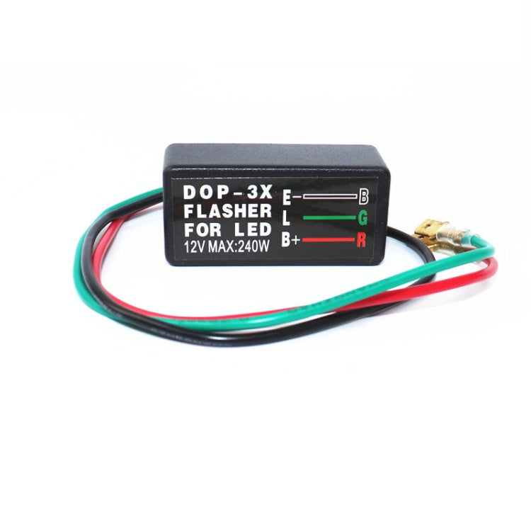 DOP-3X LED Turn Signal Effectively Eliminates Flash Warning Function Flash Relay, Single Relay