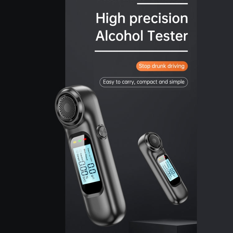 AM01 USB Rechageable Alcohol Tester Handheld Digital Alcohol Breath Tester, AM01