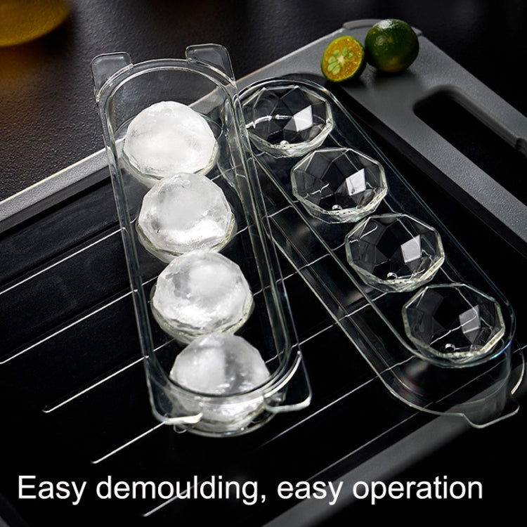 Household Food Grade Transparent Round Ice Cube Mold, Size: Large, Small, Medium, Large