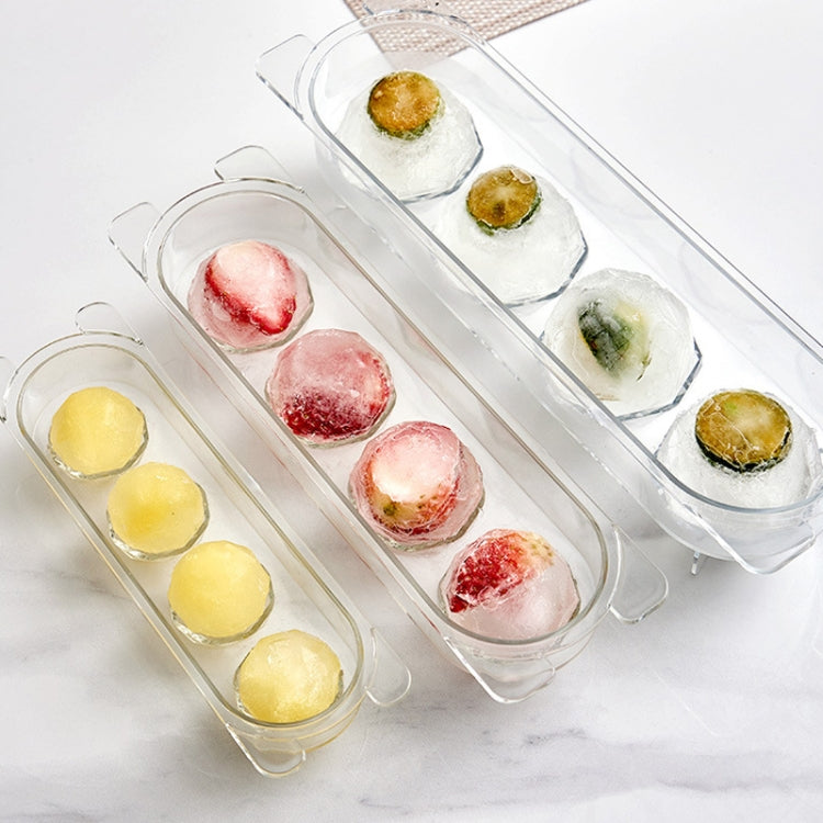 Household Food Grade Transparent Round Ice Cube Mold, Size: Large, Small, Medium, Large