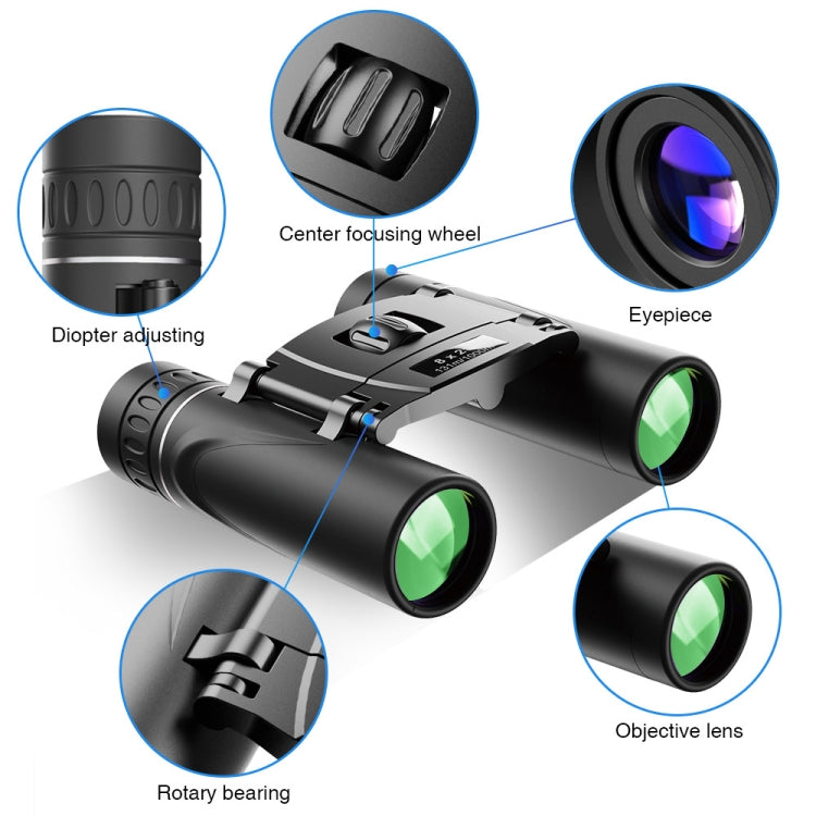 APEXEL 8 x 21 Zoom Binoculars Telephoto 3000m Long Distance Foldable HD Mini Telescope