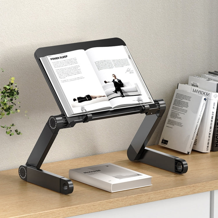 L03 Adjustable Lifting Reading Rack Book Holder Laptop Stand,Style:, Double Section Black, Double Section White, Single Section Black, Single Section White