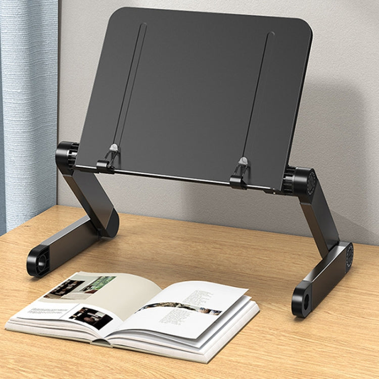 L03 Adjustable Lifting Reading Rack Book Holder Laptop Stand,Style:, Double Section Black, Double Section White, Single Section Black, Single Section White