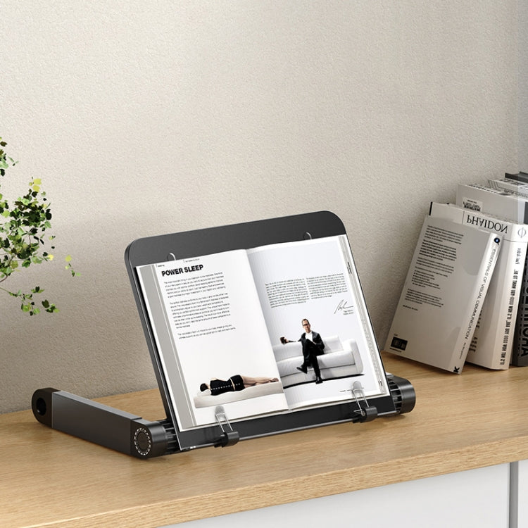 L03 Adjustable Lifting Reading Rack Book Holder Laptop Stand,Style:, Double Section Black, Double Section White, Single Section Black, Single Section White