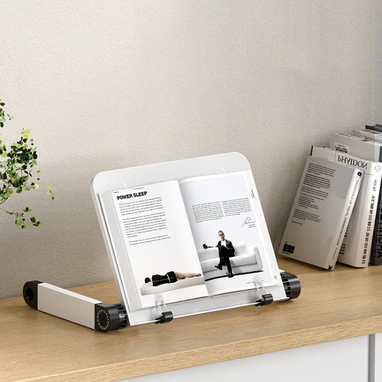 L03 Adjustable Lifting Reading Rack Book Holder Laptop Stand,Style:, Double Section Black, Double Section White, Single Section Black, Single Section White