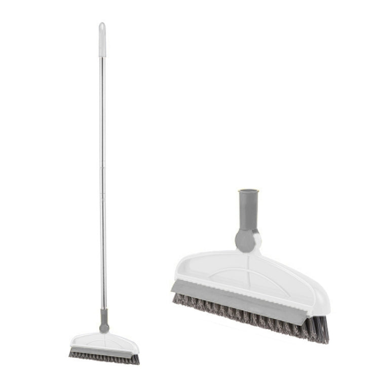 Hard Bristle Crevice Brush Long Handle Floor Brush Wiper,Style:, 2-section Rod, 3-section Rod