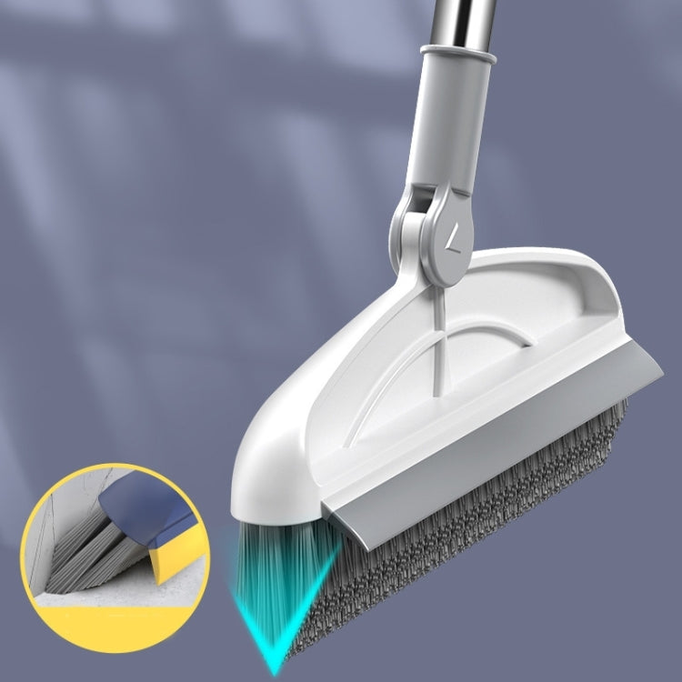 Hard Bristle Crevice Brush Long Handle Floor Brush Wiper,Style:, 2-section Rod, 3-section Rod