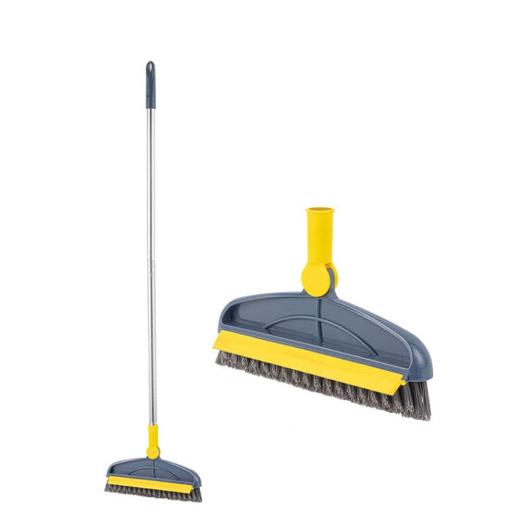 Hard Bristle Crevice Brush Long Handle Floor Brush Wiper,Style:, 2-section Rod, 3-section Rod