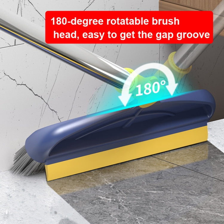 Hard Bristle Crevice Brush Long Handle Floor Brush Wiper,Style:, 2-section Rod, 3-section Rod