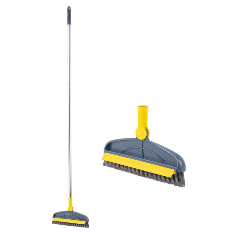 Hard Bristle Crevice Brush Long Handle Floor Brush Wiper,Style:, 2-section Rod, 3-section Rod