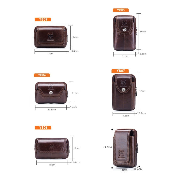 BULL CAPTAIN Leather Multifunctional Waist Bag For Men, Brown-05, Brown-07, Brown-08, Brown-10, Brown-04, Brown-06, Brown-09, Black-05, Black-07, Black-08, Black-10, Black-04, Black-09