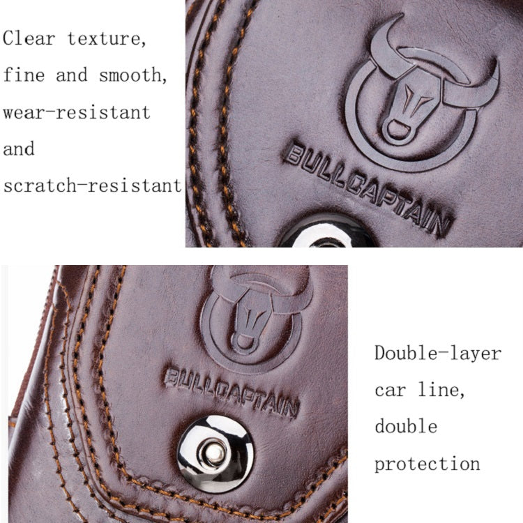 BULL CAPTAIN Leather Multifunctional Waist Bag For Men, Brown-05, Brown-07, Brown-08, Brown-10, Brown-04, Brown-06, Brown-09, Black-05, Black-07, Black-08, Black-10, Black-04, Black-09