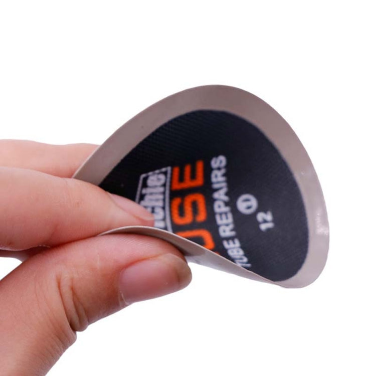 Nirichie 60mm Round Car Tire Repair Patch Tire Repair Cold Patch Film, 60mm Round Car Tire Patch