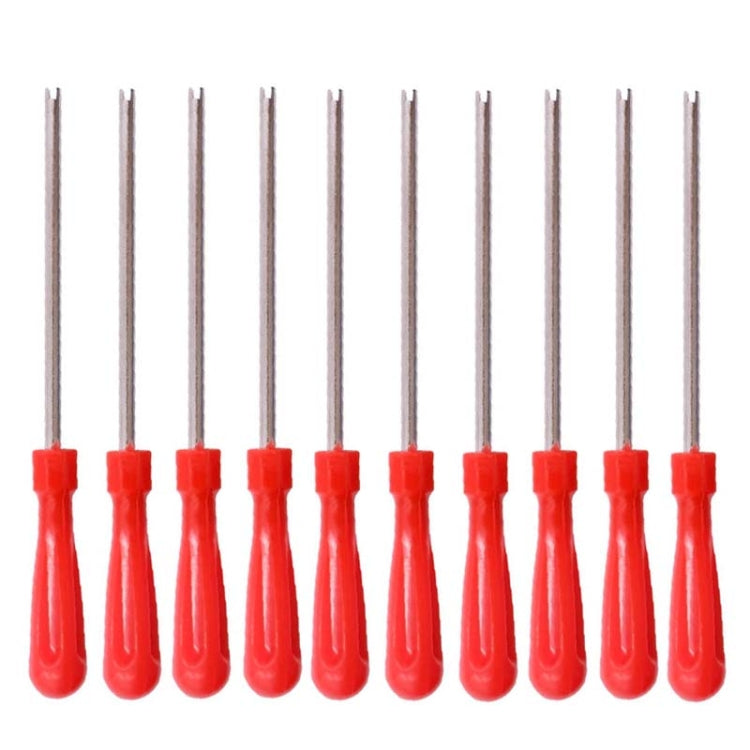 10 PCS Car Tire Electric Vehicle Valve Cap Bicycle Valve Core Switch, Style:, Single Head Short, Single Head Long