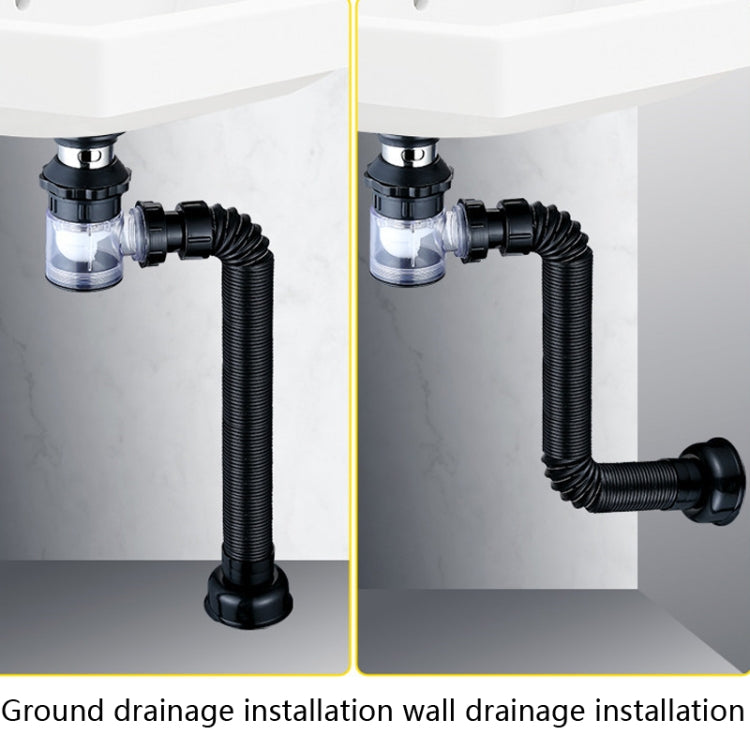 Household Deodorant Washbasin Water Pipe, Style: