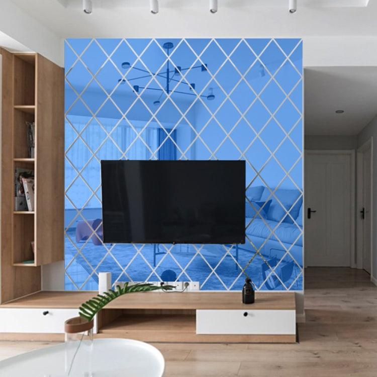 Rhombus Stitching Background Acrylic Mirror Decorative Stickers, Golden Small, Golden Medium, Golden Large, Silver Small, Silver Medium, Silver Large, Black Small, Black Medium, Black Large, Brown Small, Brown Medium, Brown Large, Blue Small, Blue Medi...