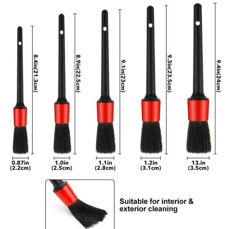 Car Cleaning Brush Wax Sponge Car Wash Tool Brush, 15 PCS / Set
