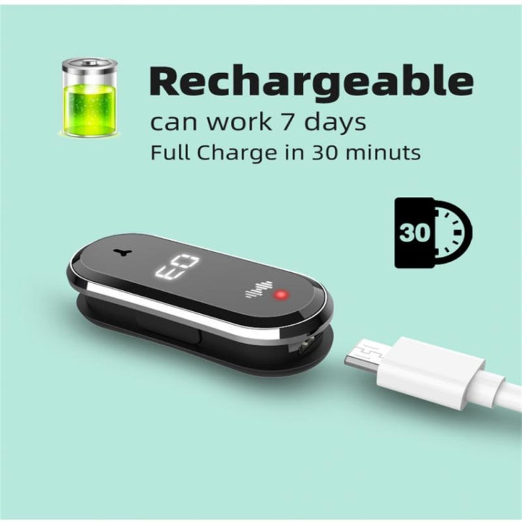 M21 Ultrasonic Mosquito Repellent Bracelet with Step Counter & Clock & Temperature Function, M21 (Black), M21 (White)