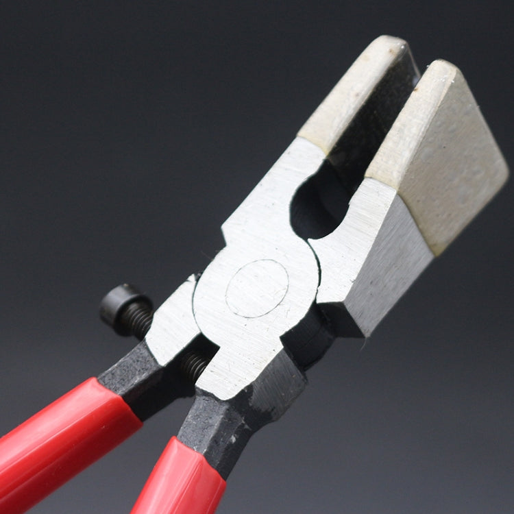 Glass Pliers Strong Pliers Tile Opener Breaking Pliers, Arc (8 Inch)
