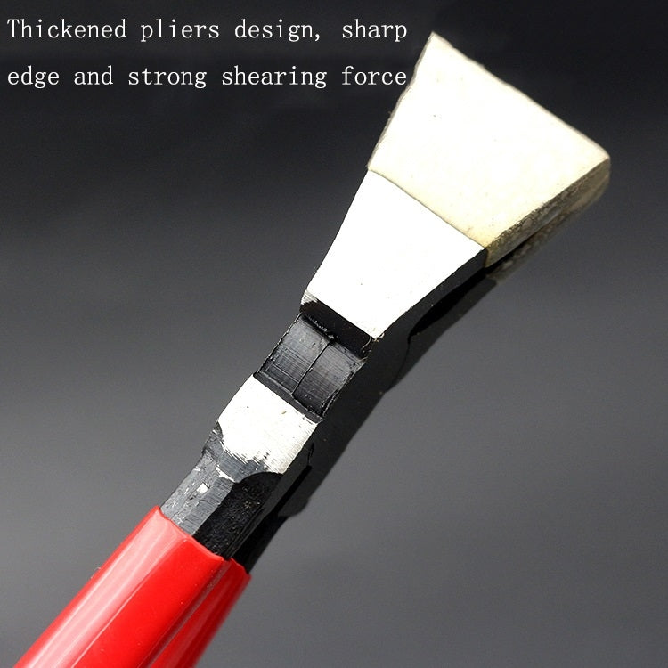 Glass Pliers Strong Pliers Tile Opener Breaking Pliers, Arc (8 Inch)