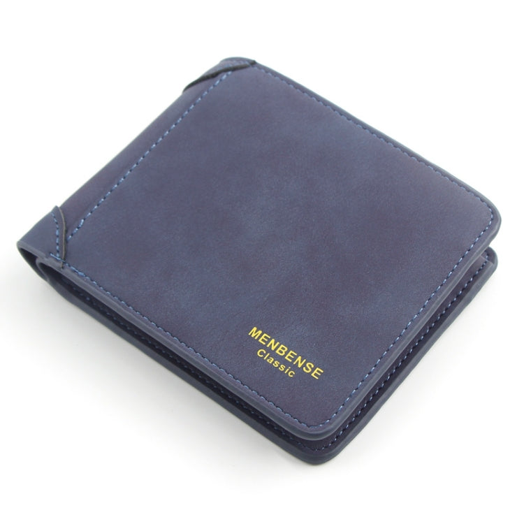 Menbense Matte Short Large Capacity Fashion Casual Adapter Male Wallet, Light Grey, Navy Blue, Black, Dark Gray, Light Brown