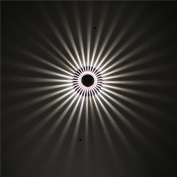 LED Aluminum Aisle Light Sunflower Corridor Lamp Decorative Light, Visible Installation 1W, Visible Installation 3W, Invisible Installation 1W, Invisible Installation 3W