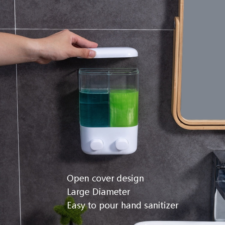 Hotel Bathroom Manual Soap Machine Wall Hanging Paste Transparent Soap, Single Head, Double Head